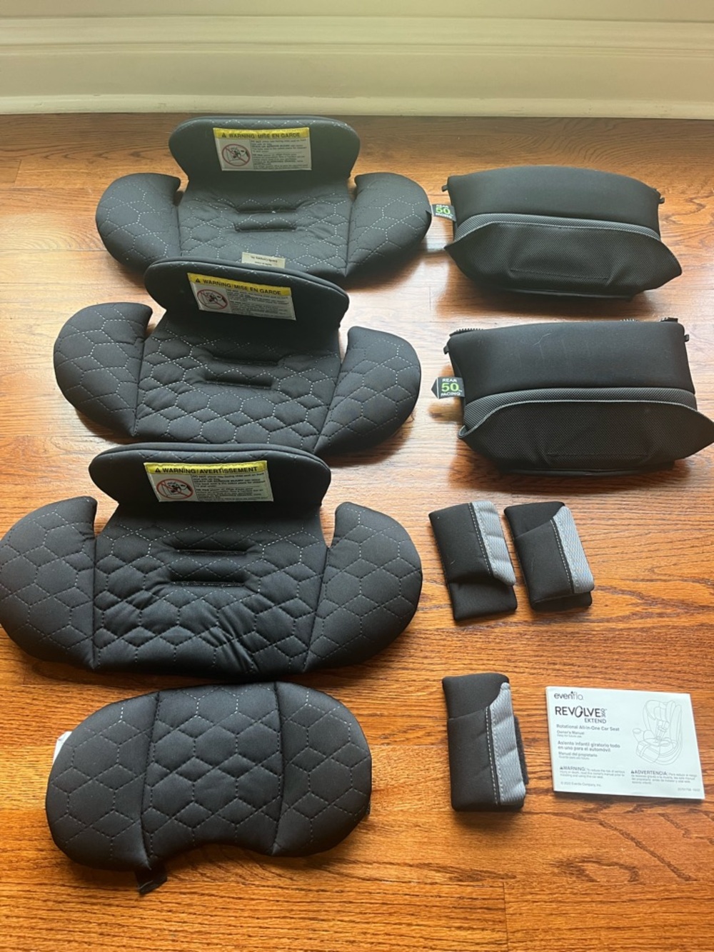Evenflo 360 Revolve Extend Carseat Accessories NEW